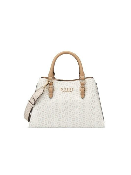 Guess White Tote Bag