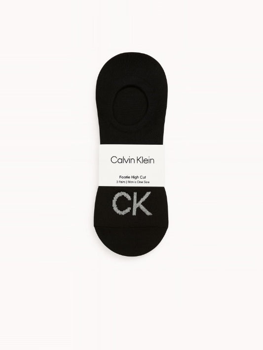 Calvin Klein 3 Pairs Footie High Cut