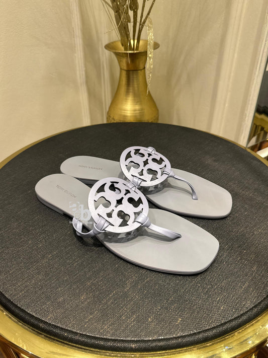 Tory Burch Gray Flats