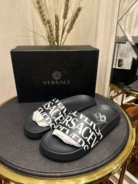Versace Black & White Logo Sliders