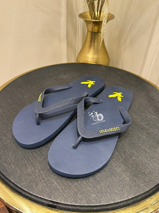 Lyle & Scott Thongs in Navy Flip Flop