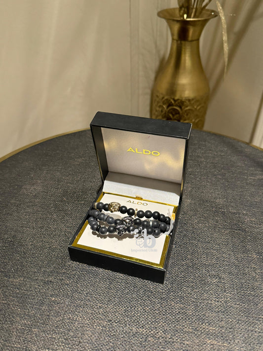 Aldo Poikith Men’s Metallic Bracelet