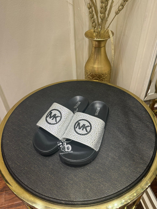 Michael Kors Girls Jett Charm Slides