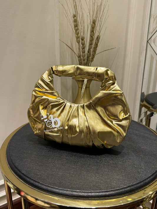 Shein Golden Clutch Bag