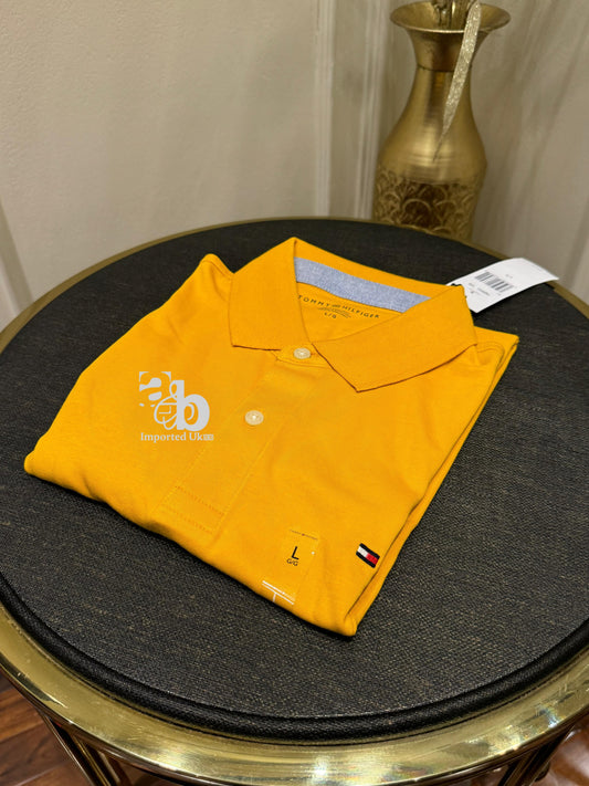 Tommy Hilfiger Yellow Polo Shirt