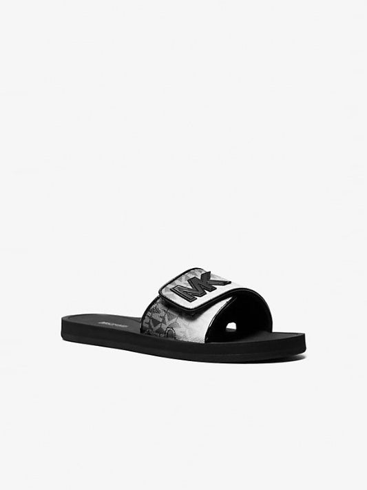 Michael Kors Palmer Ombré Signature Logo Slide Sandal