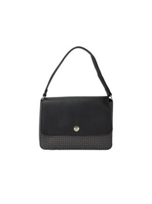 Tommy Hilfiger Black Tonal Logo Bag