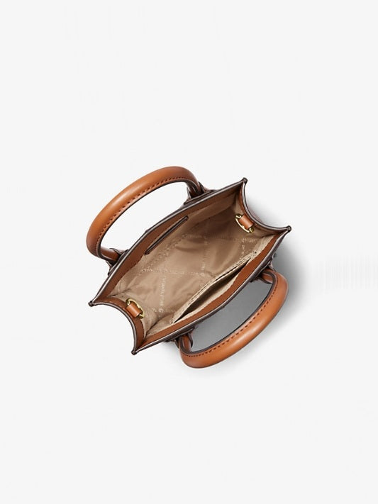 Michael Kors Mercer Extra-Small Logo and Leather Crossbody Bag