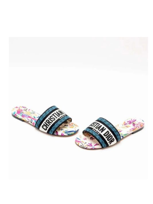 Christian Dior Dway Slide White Multicolor