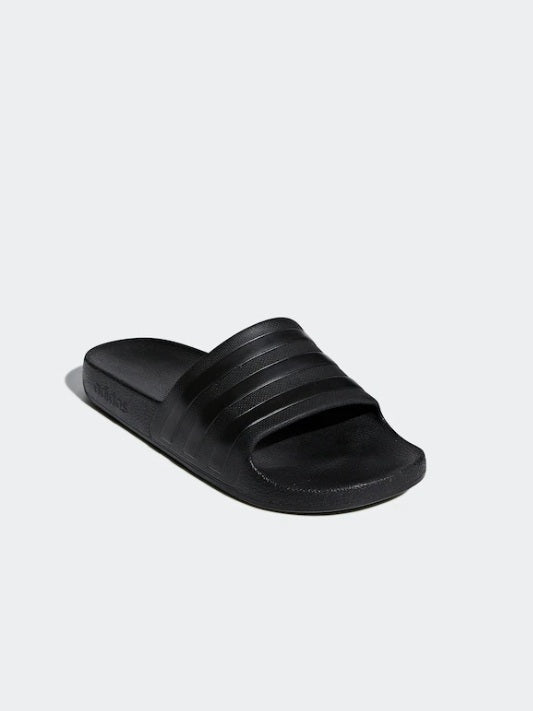 Adidas Black Sportswear Adilette Aqua Slides
