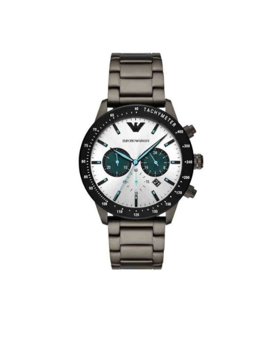 Emporio Armani Men’s Chronograph Stainless Steel Multi Colour Dial 43mm Watch - AR11471