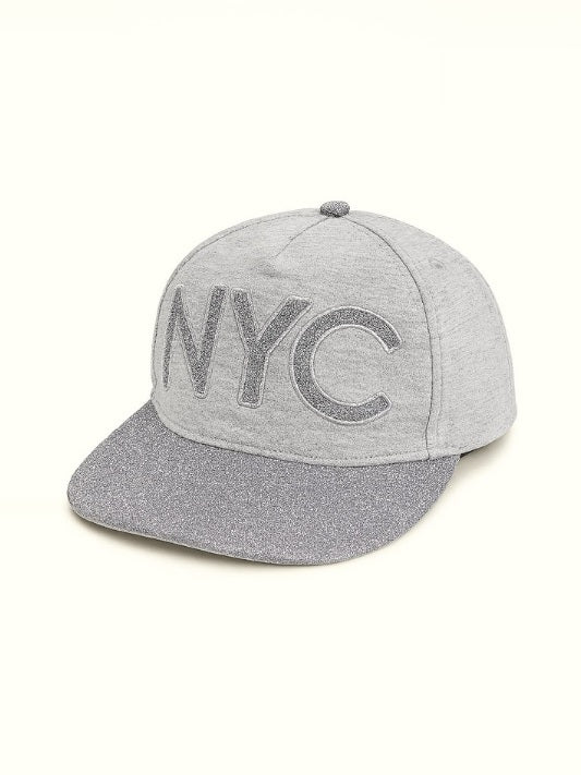 NYC New York City Gray Glitter Cap