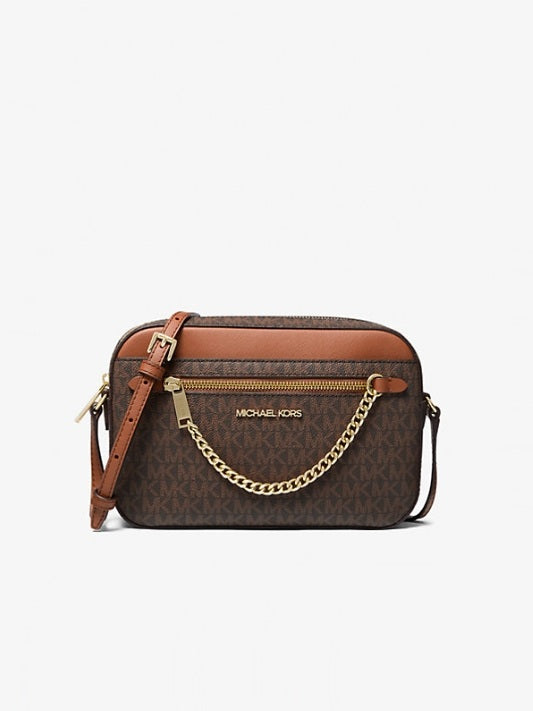 Michael Kors Jet Set Large Logo Crossbody Bag