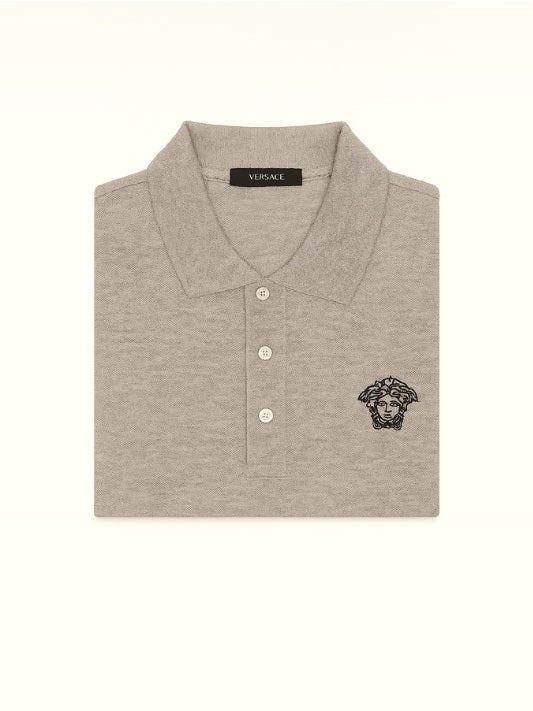 Versace Grey Men`s Polo Shirt