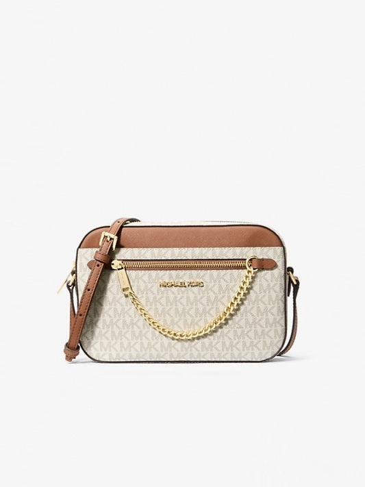 Michael Kors Jet Set Large Logo Crossbody Bag