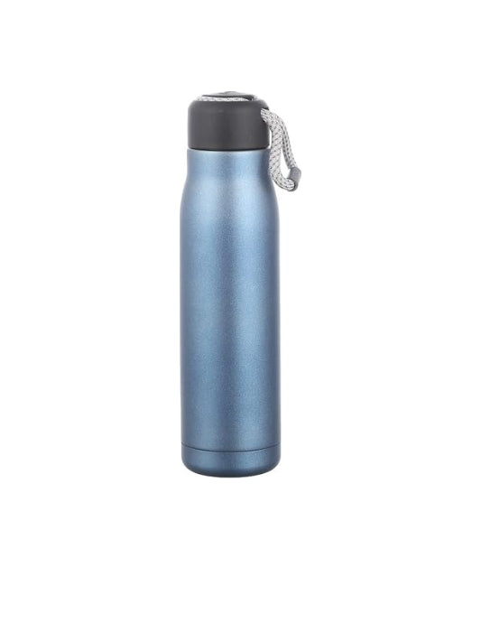 Pioneer Stainless Steel Vacuum Insulated Drinks Bottle Matt Blue 500ML