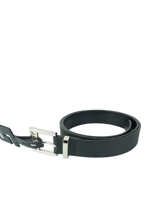 DKNY Men's Black Leather Belt
