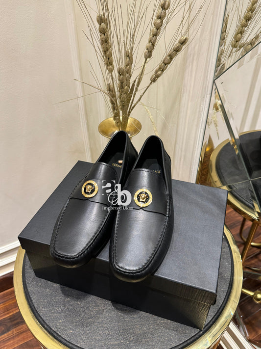 Versace Black Men`s Loafers