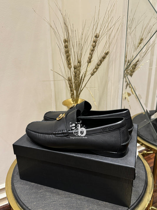 Versace Black Men`s Loafers