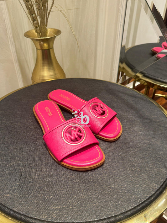 Michael Kors Deanna Cutout Leather Sandal