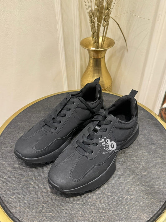 Primark Black Athletic Chunky Trainers