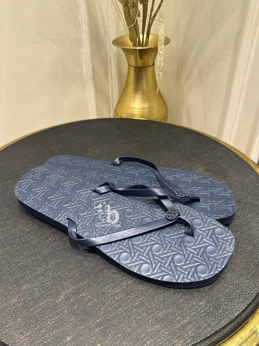 Tory Burch Navy Flip Flop