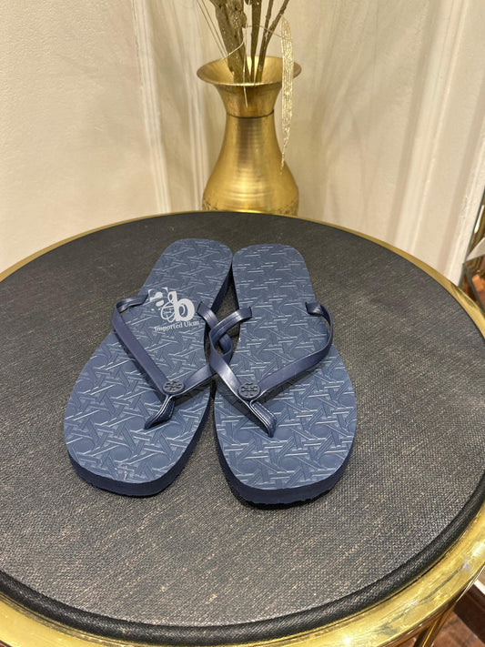 Tory Burch Navy Flip Flop