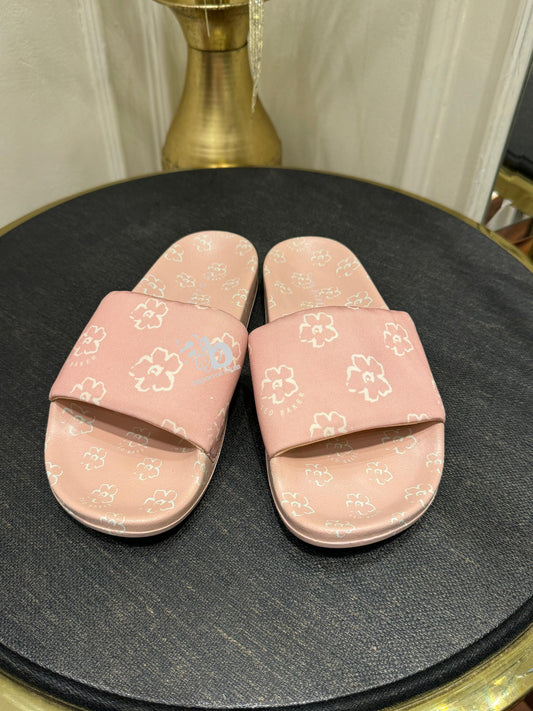 Ted Baker Kristin Magnolia Flower Sliders Flip Flops & Sliders Dusky Pink