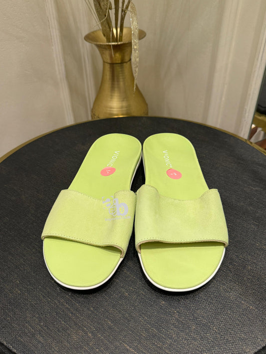 Vionic Val Women’s Slide Sandal Green