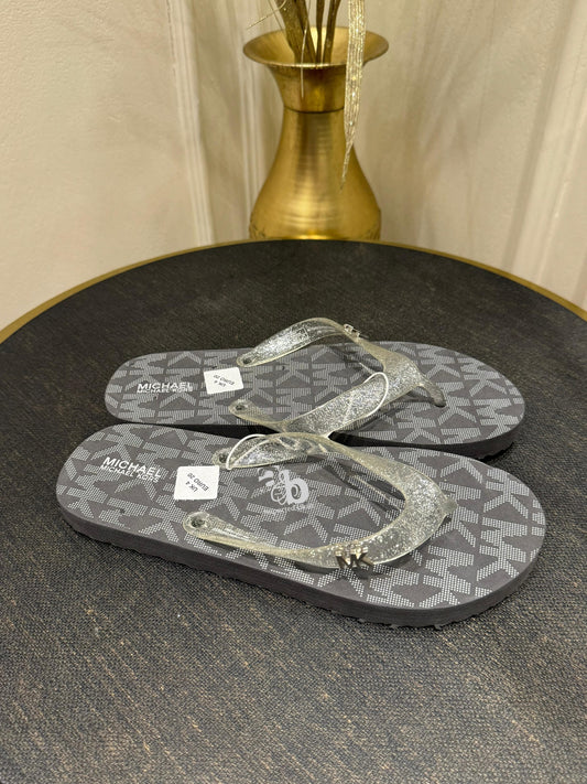 Michael Kors Flip Flop Gray/Silver
