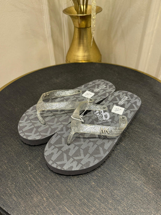 Michael Kors Flip Flop Gray/Silver