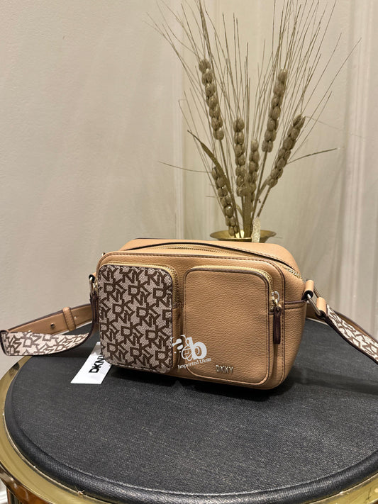 Dkny Nico Beige No Add-on No Web Ladies Crossbody Bag