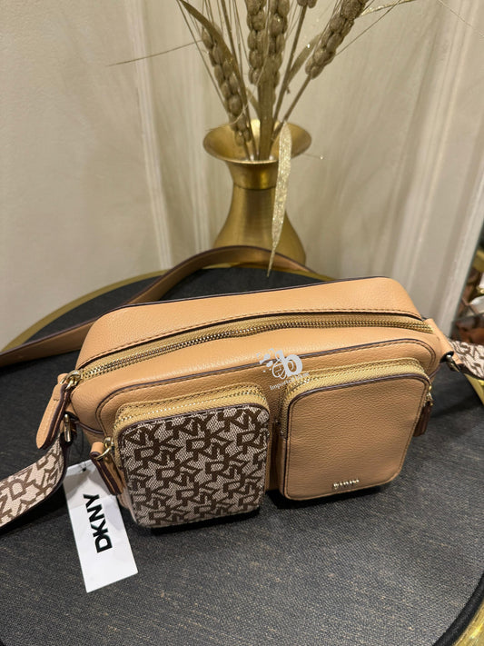 Dkny Nico Beige No Add-on No Web Ladies Crossbody Bag
