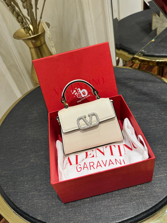 Valentino Small Vsling Handbag with Jewel Logo