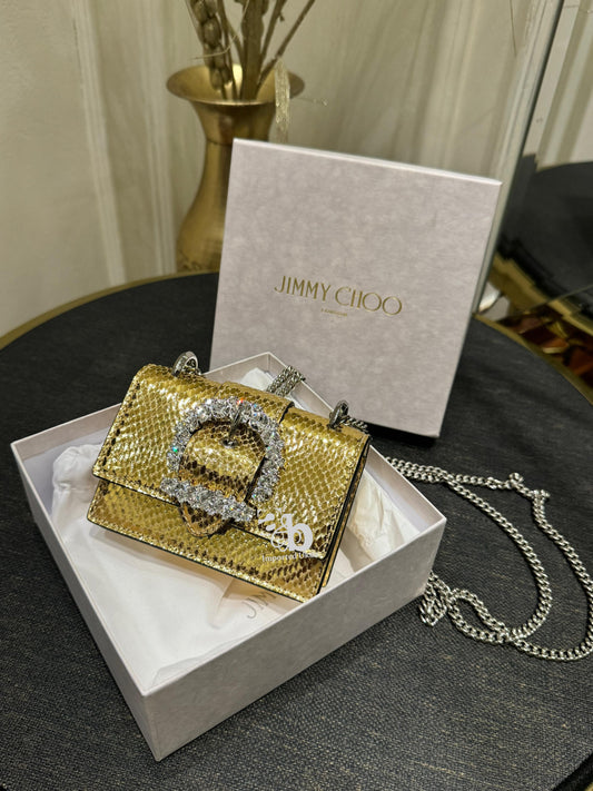 Jimmy Choo Mini Golden Bag