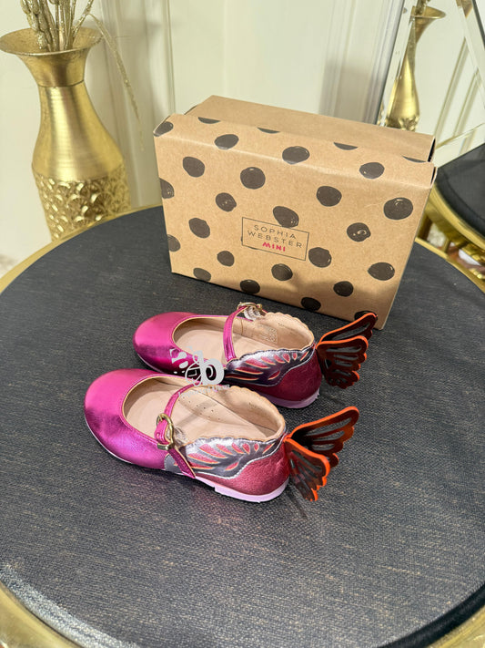 Sophia Webster Heavenly Ballerina Flats in Leather