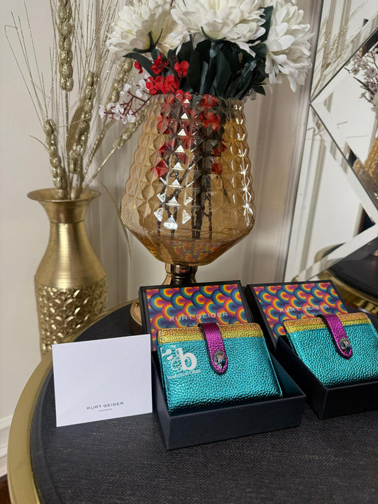 Kurt Geiger London Multi Colour Leather Card Holder