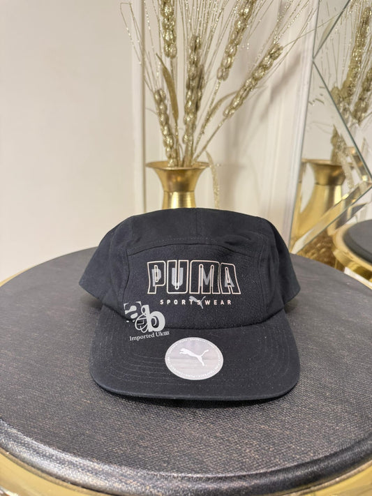 PUMA Black 5 Panel Cap