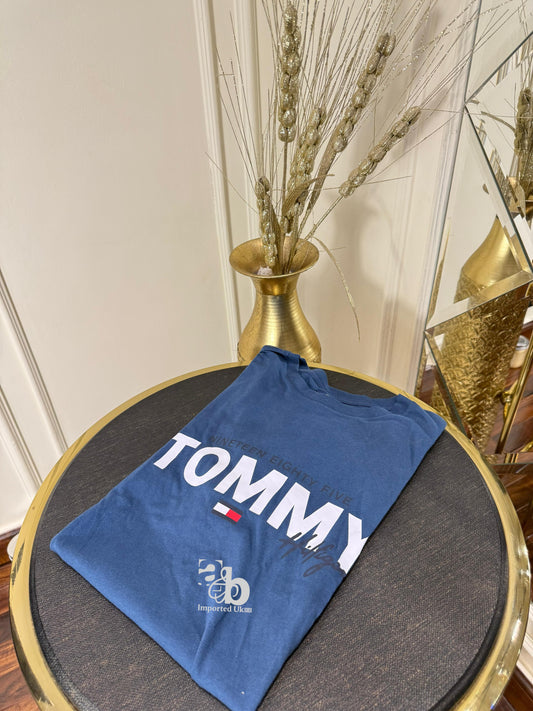 Tommy Navy Logo T Shirt