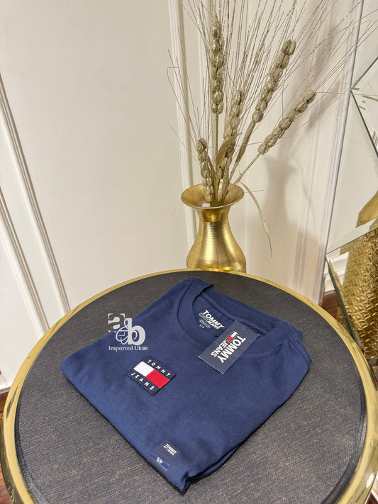 Tommy Hilfiger Tommy Badge T Shirt Twilight Navy
