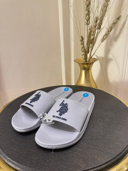 U.S.Polo Assn. Gray Slide