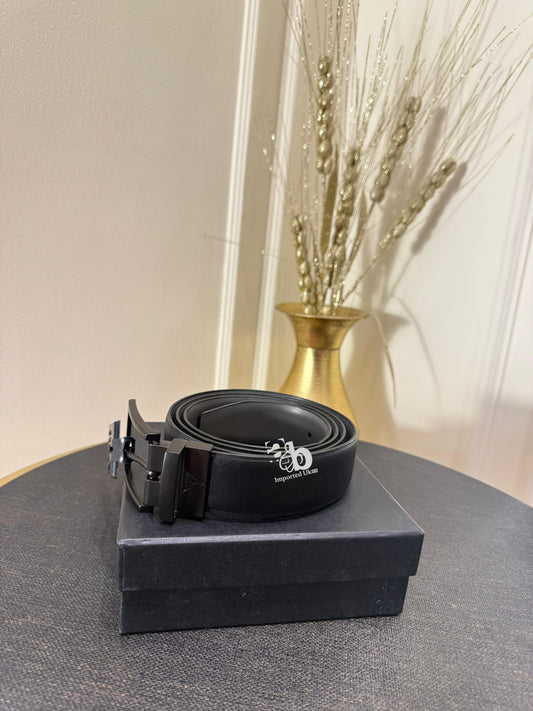 Guess Black Leather Belt