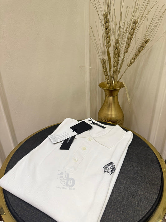 Versace White Men`s Polo Shirt