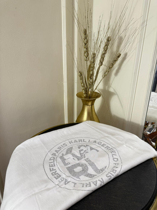 Karl Lagerfeld Women`s White Scarf