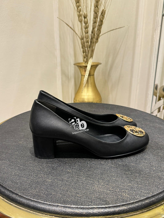 Tory Burch Block Heel For Women In Black
