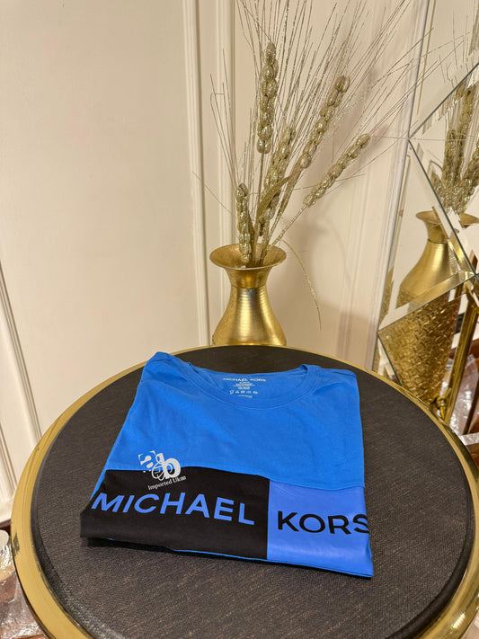 Michael Kors Blue Long Sleeve T Shirt