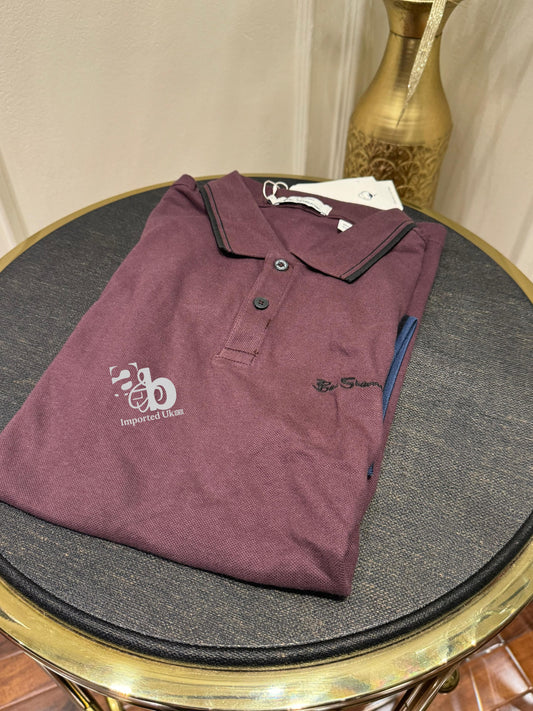 Ben Sherman Mens Signature Pique Polo T-Shirt
