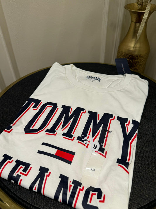 Tommy Jeans White T Shirt