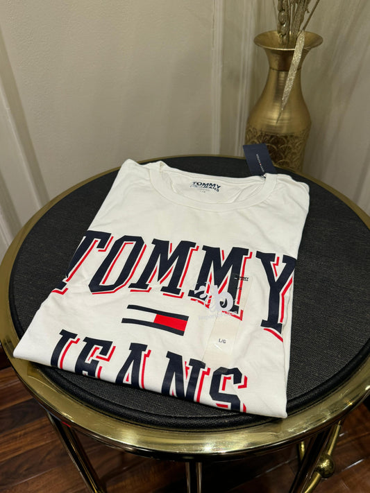 Tommy Jeans White T Shirt