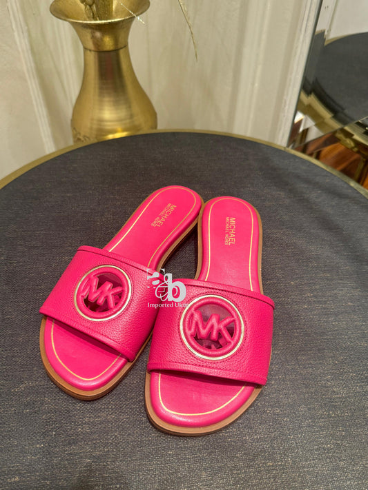 Michael Kors Deanna Cutout Leather Sandal